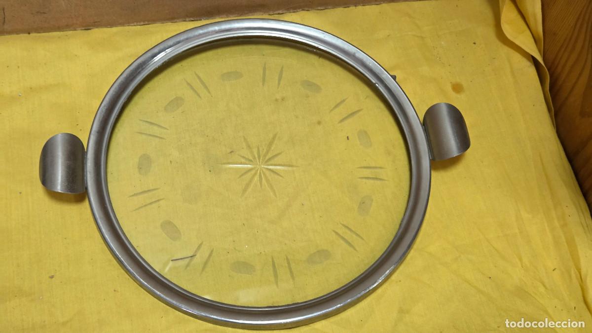 Vintage: bandeja de cristal vintage