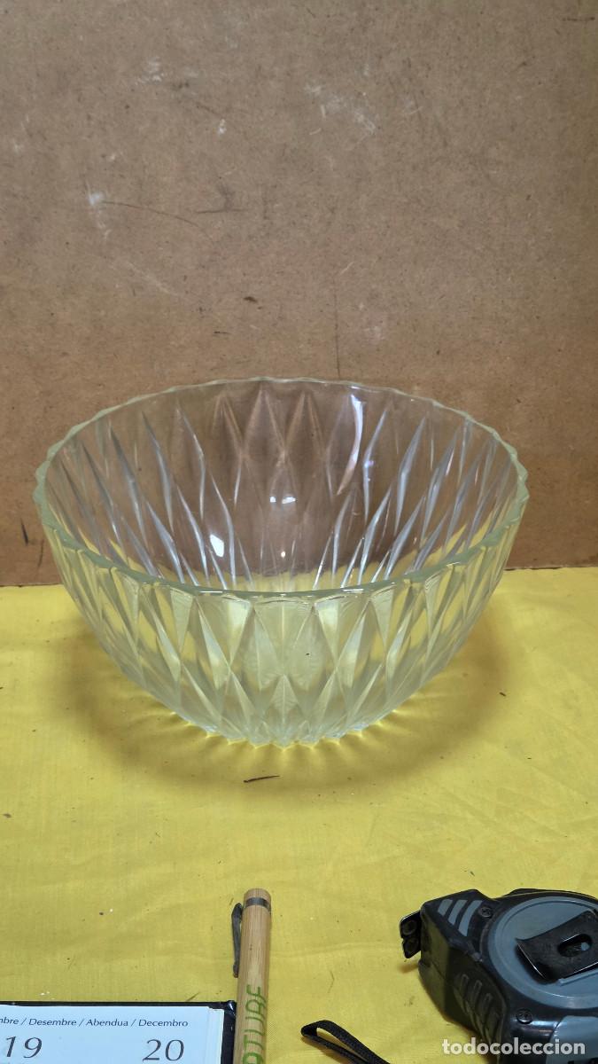 Vintage: ensaladera bol de cristal