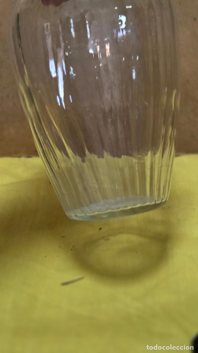 Vintage: jarron de cristal transparente - Foto 4