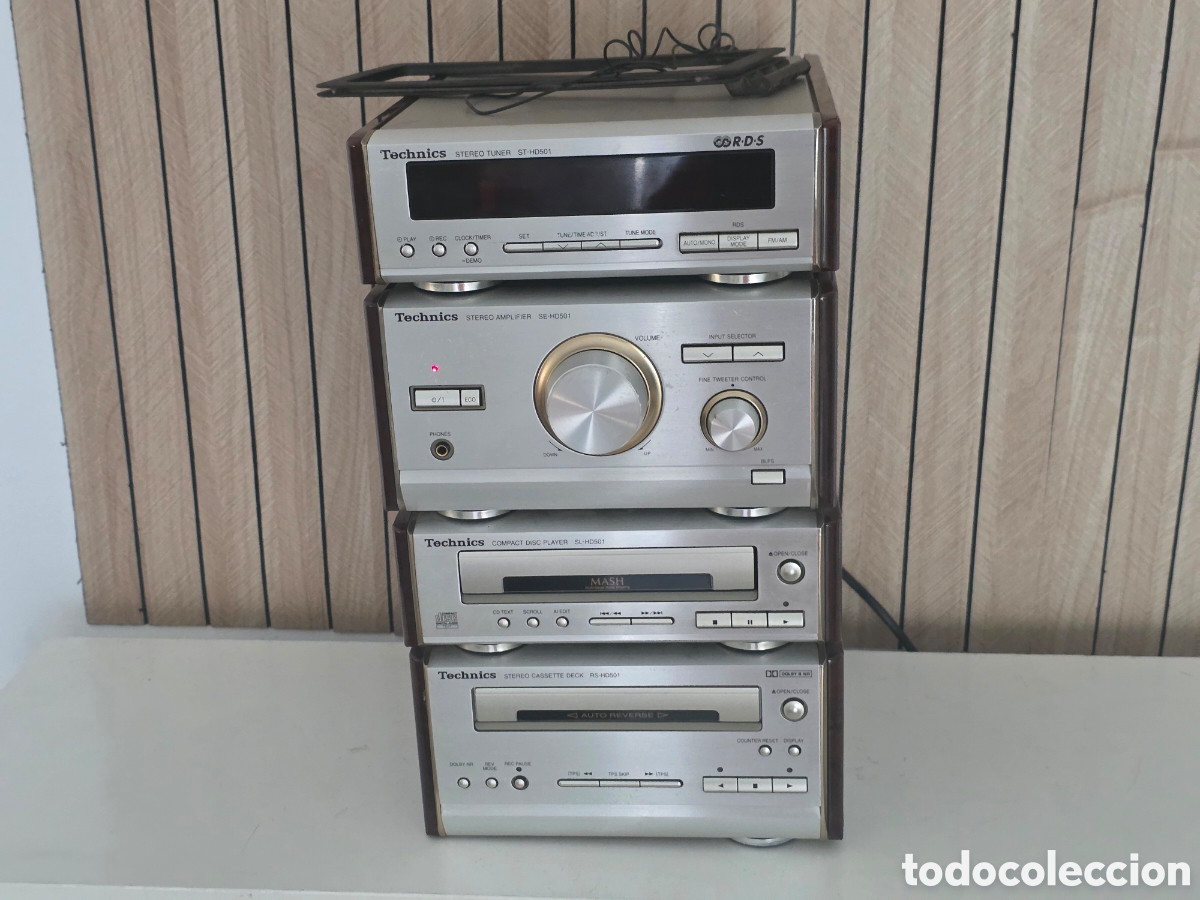 Vintage: Technics HD501 Mini Cadena HiFi Funciona Sin Altavoces