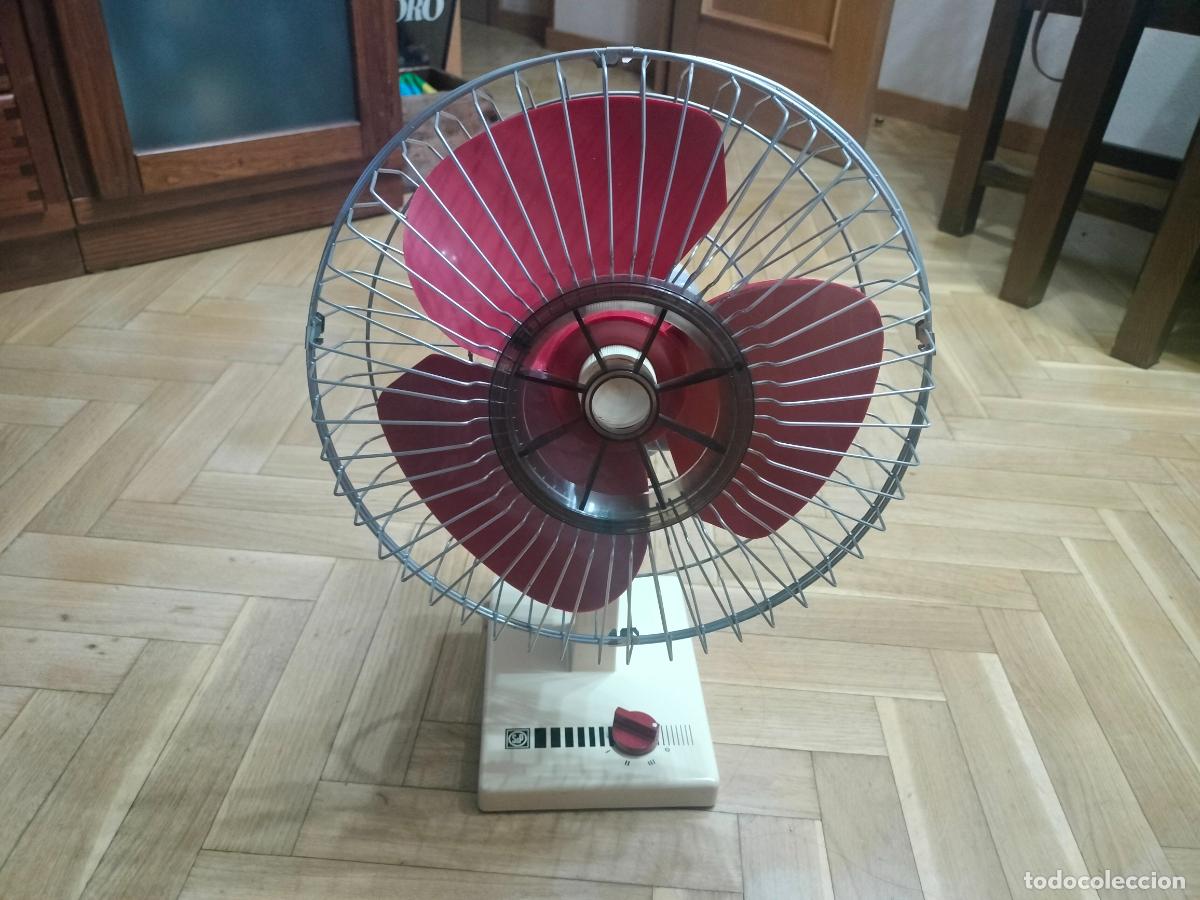 Vintage: VENTILADOR DE MESA VINTAGE MARCA ESPA&Ntilde;OLA SOLER & PALAU A&Ntilde;OS 70 FUNCIONANDO