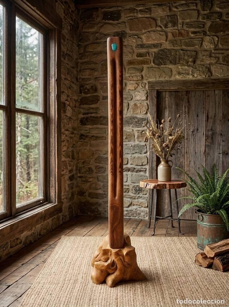 Vintage: TALLA DECORATIVA DE MADERA