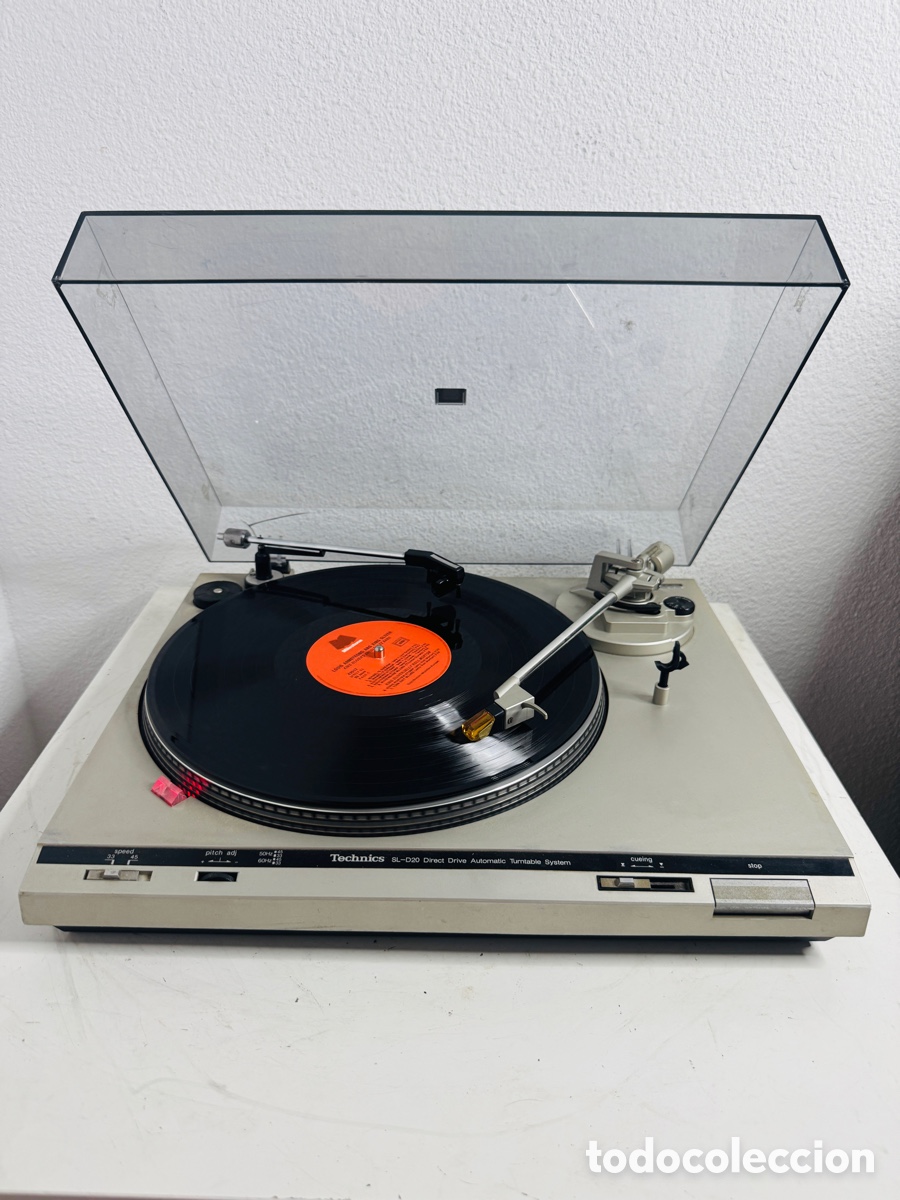 Vintage: Vintage Technics SL-D20 Direct Drive Automatic Turntable System Funciona Japan