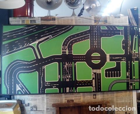 Vintage: Gran panel met&aacute;lico de autoescuela