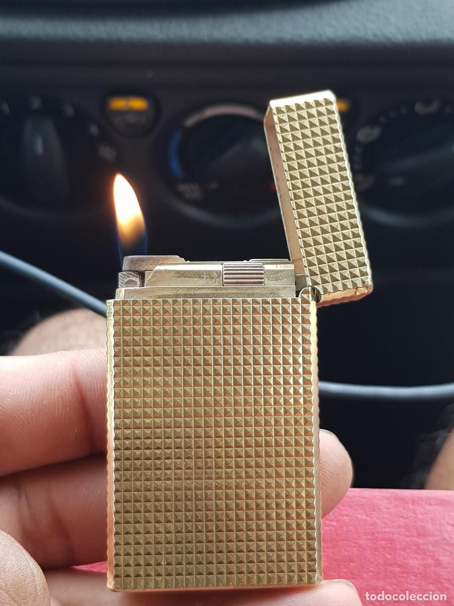 Vintage: Mechero Encendedor S.T. Dupont Ligne 1 BR Chapado Oro 20 Micras Vintage