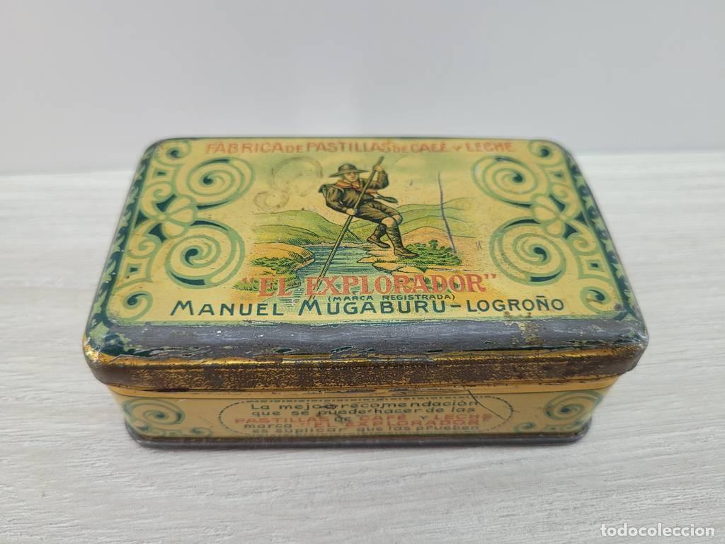 Vintage: CAJA DE HOJALATA LITOGRAFIADA - Foto 2