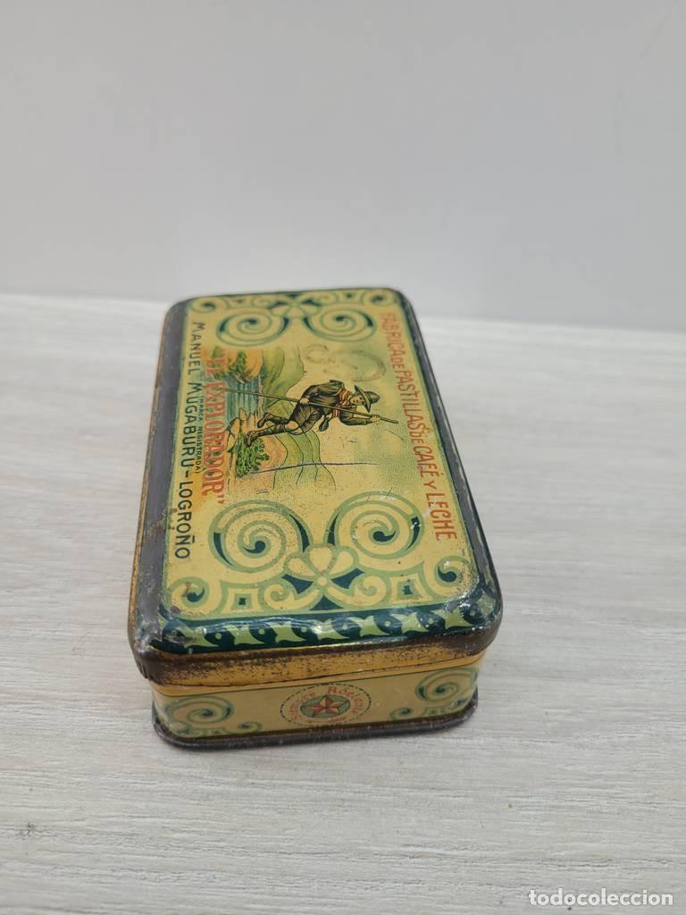 Vintage: CAJA DE HOJALATA LITOGRAFIADA - Foto 3