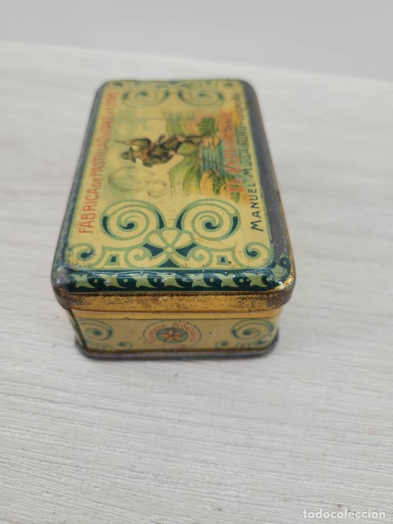 Vintage: CAJA DE HOJALATA LITOGRAFIADA - Foto 6