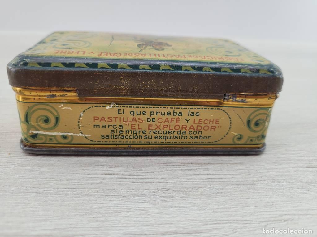 Vintage: CAJA DE HOJALATA LITOGRAFIADA - Foto 9