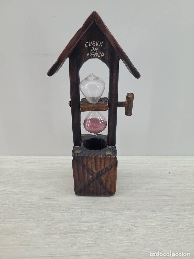 Vintage: RELOJ DE ARENA DE MADERA - Foto 2