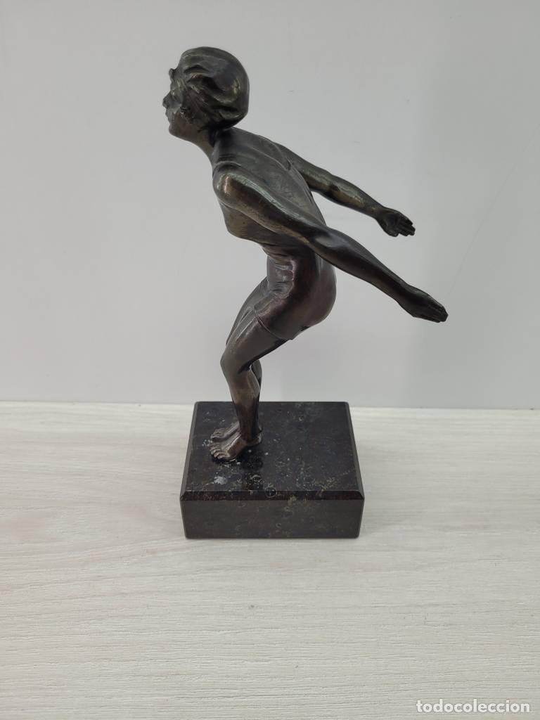 Vintage: FIGURA DE MUJER NADADORA - Foto 4