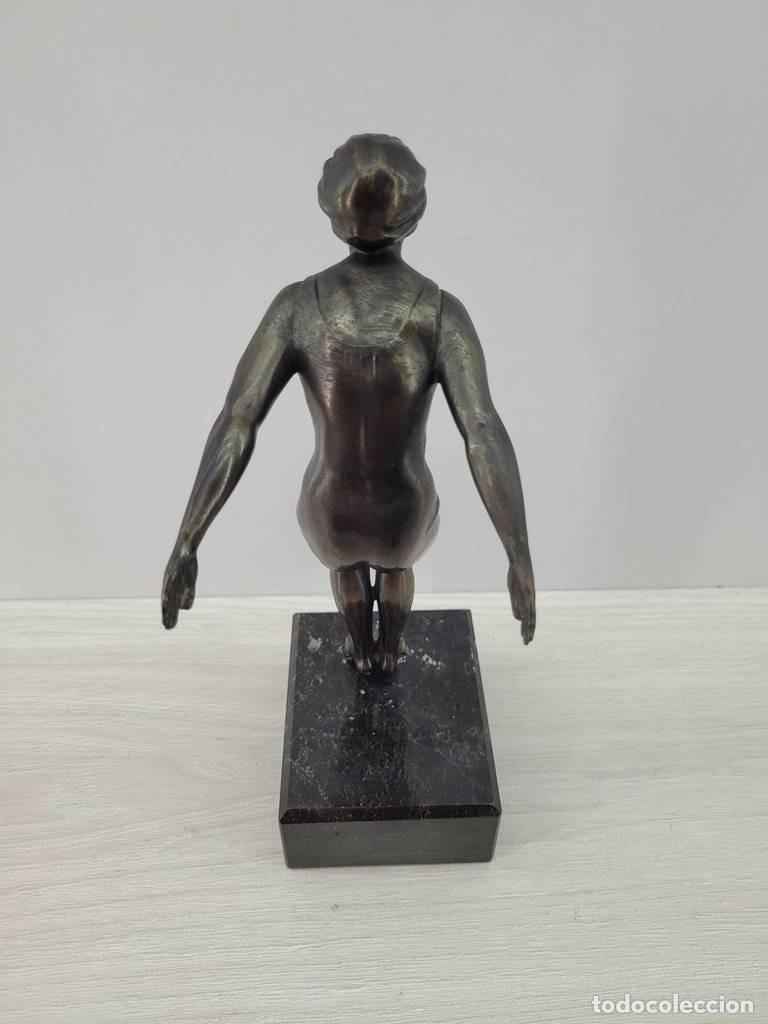 Vintage: FIGURA DE MUJER NADADORA - Foto 5