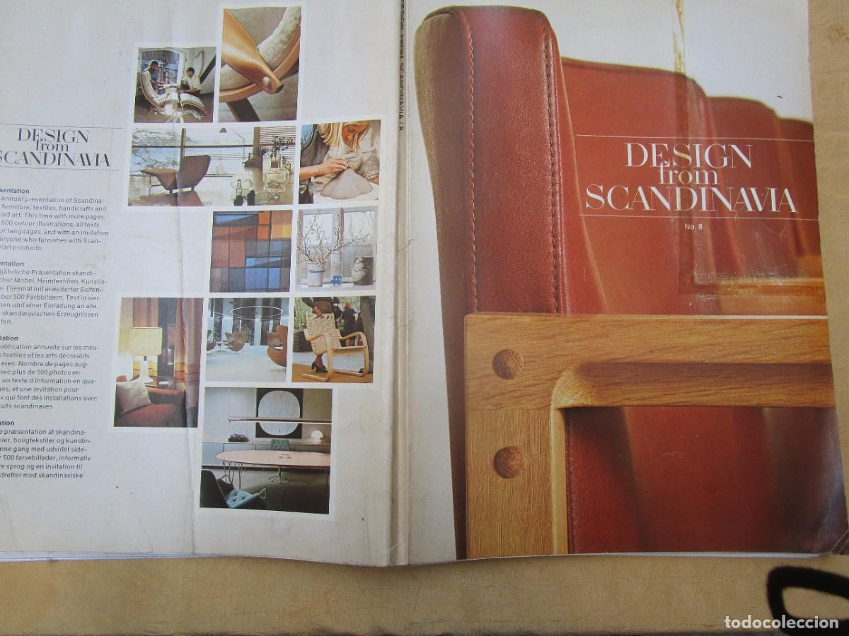 Vintage: CATALOGO DISE&Ntilde;O Y DECORACION DESDE SCANDINAVIA N&ordm; 8 APROX 1975 - 145PP 33CM, 3 IDIOMAS, PLENO FOTOS.