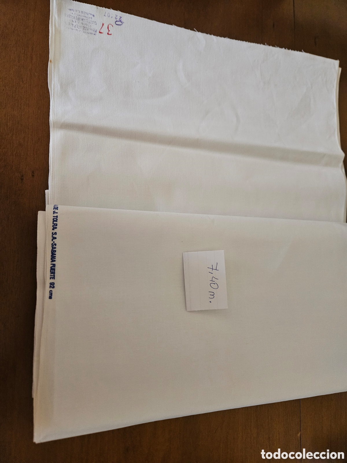 Vintage: Marca / Fabricante: Viuda de J. Tolr&aacute;, S.A. (firma cl&aacute;sica textil catalana de alta calidad).
