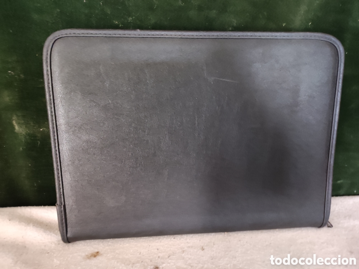 Vintage: Cartera tipo carpeta con emblema - Foto 2