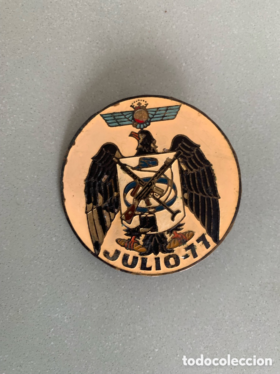 Vintage: Insignia esmaltada Instrucci&oacute;n Premilitar Superior (IPS) / Milicias Universitarias