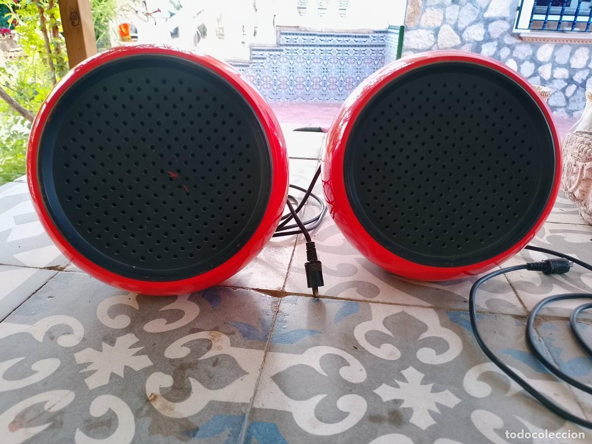 Vintage: Altavoces Cosmo F 6060 Space Age Ball speakers 1970