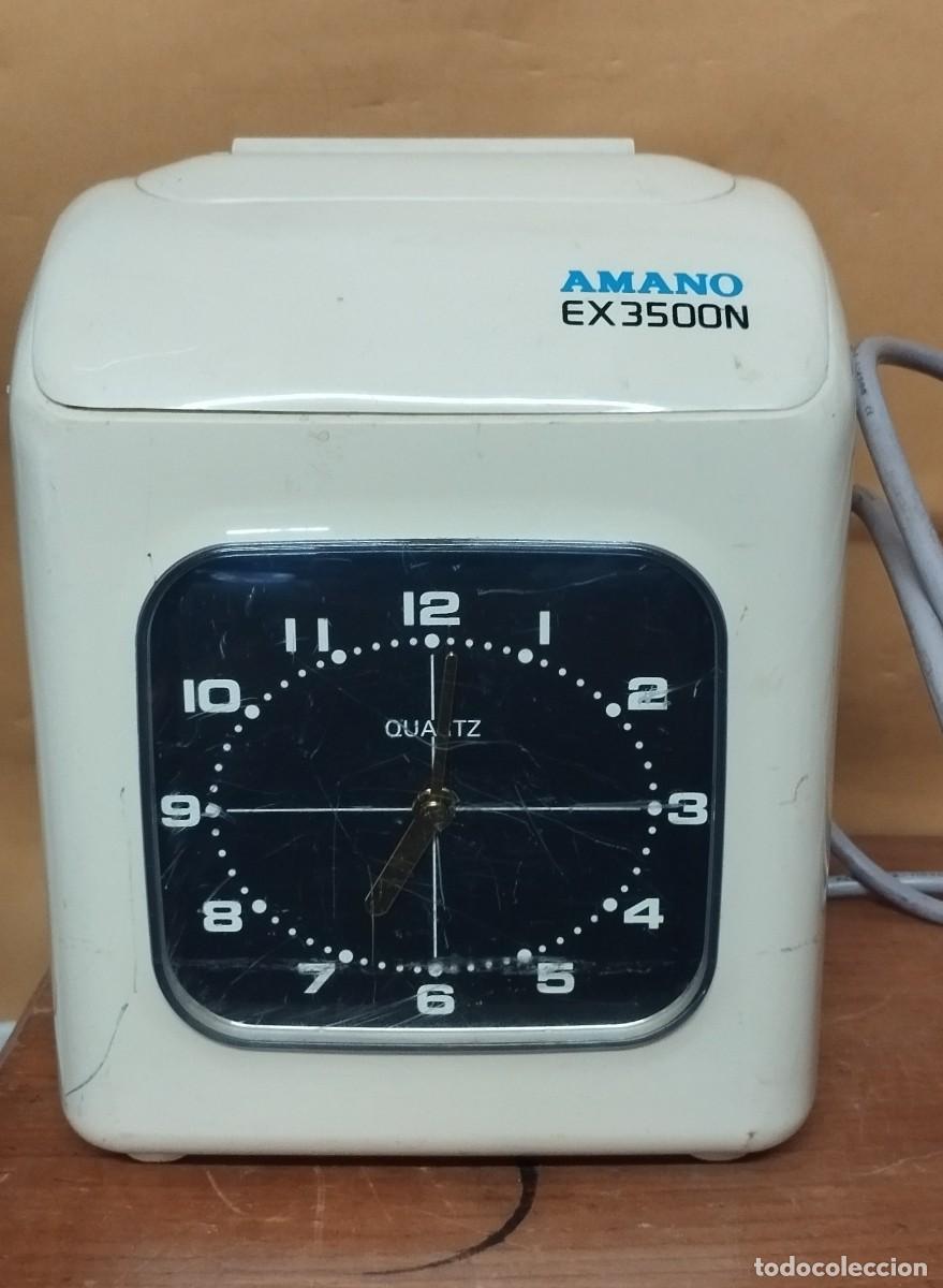 Vintage: Reloj para fichar - AMANO EX3500N - Funciona