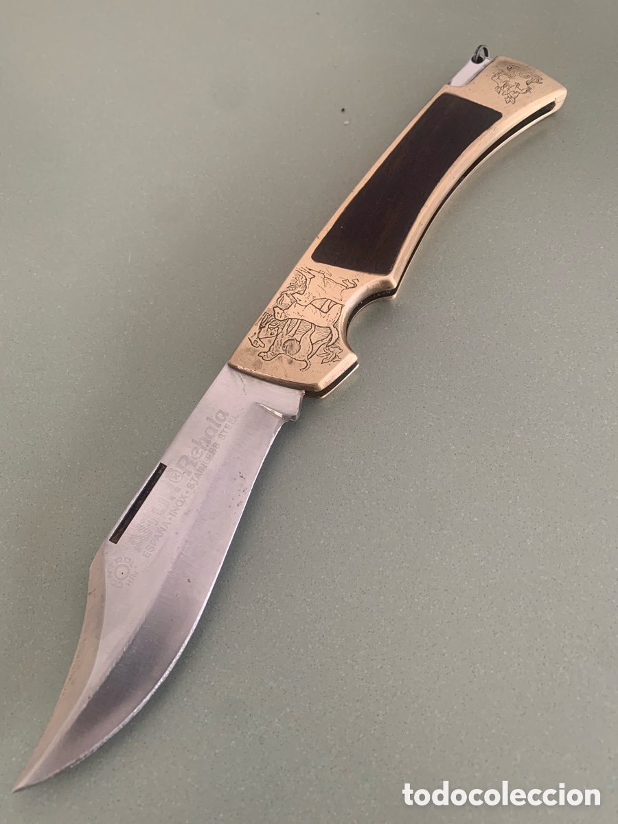 Vintage: Navaja Aitor Rehala serie dorada a&ntilde;os 80&rsquo;s