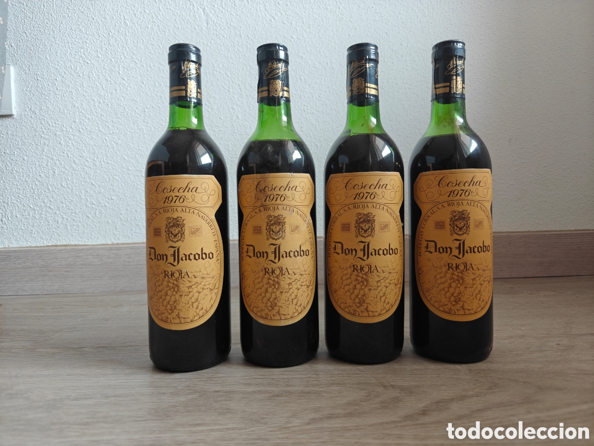 Vintage: Set de 4 botellas San Jacobo 1976