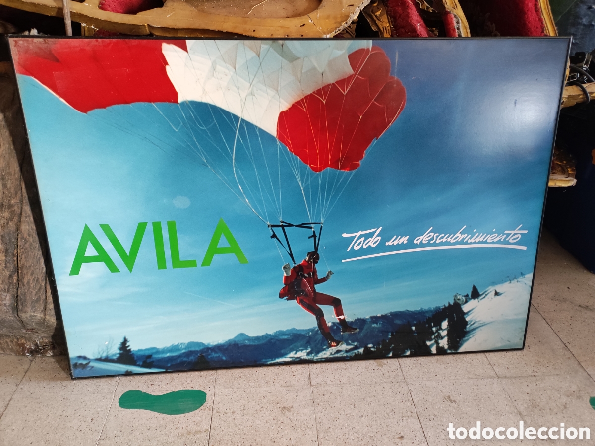 Vintage: Cartel publicitario provincia de &Aacute;vila