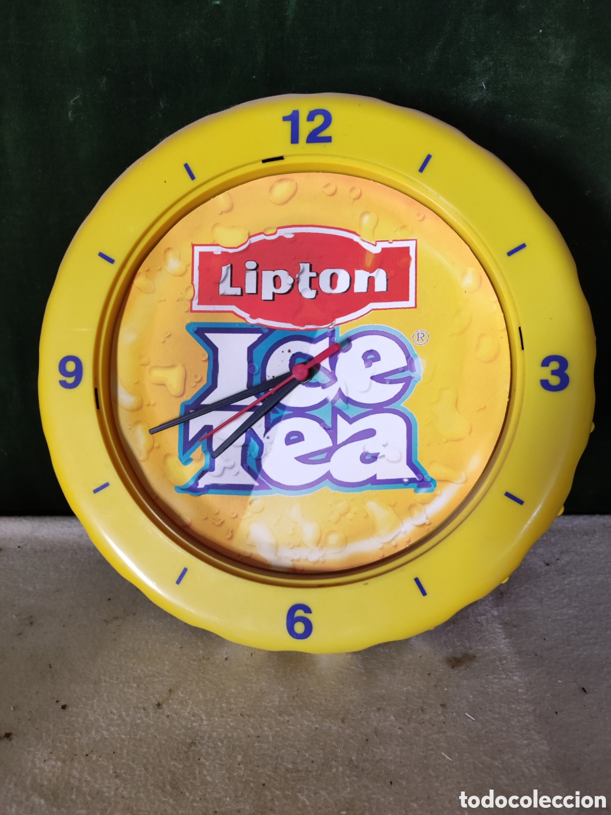 Vintage: Reloj publicitario lipton tea