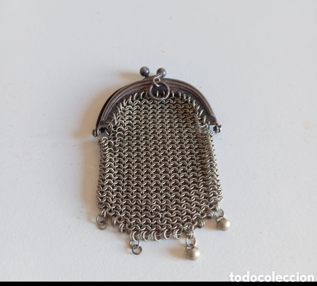Vintage: Antiguo monedero de malla