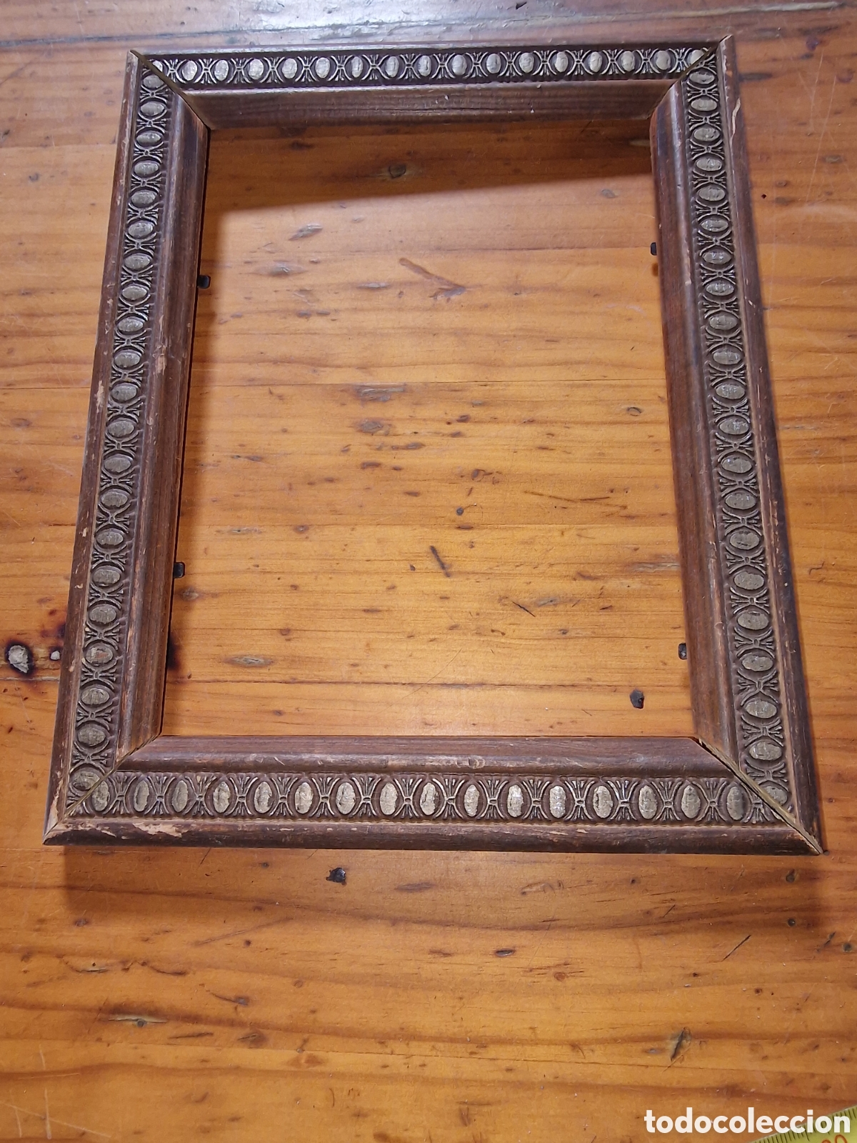 Vintage: Bonito Marco de madera ,vintage,medida 24x19cm aprox