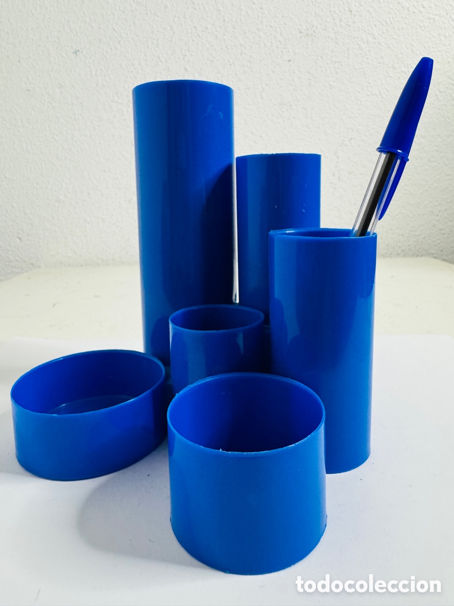Vintage: Desktop Organiser Space Age Pop Blue Design - Foto 3