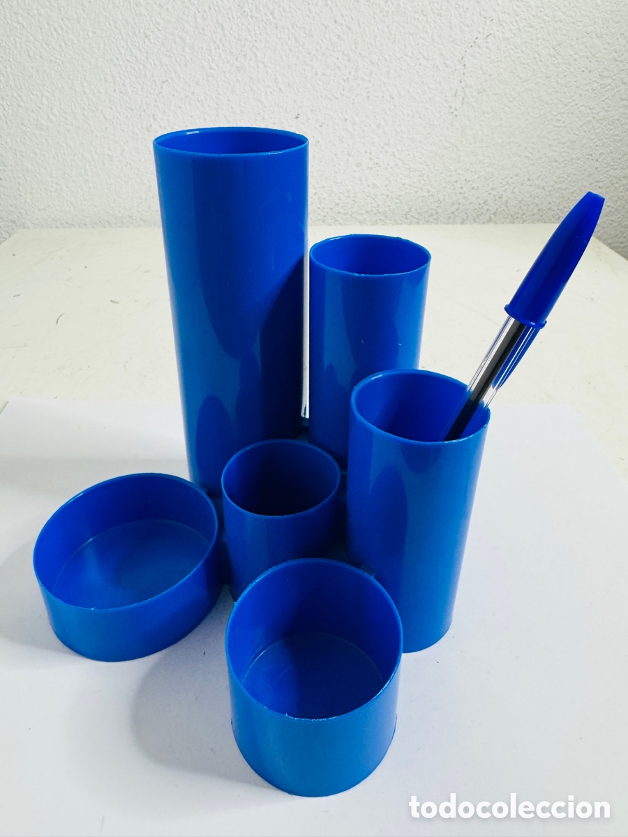 Vintage: Desktop Organiser Space Age Pop Blue Design - Foto 4