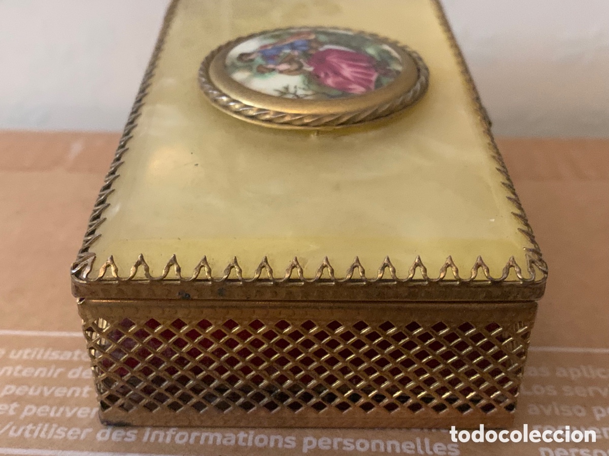 Vintage: Joyero/ Polvera Tocador Mid-Century - Foto 4