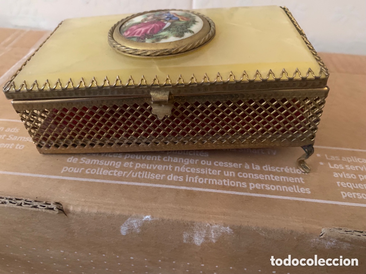 Vintage: Joyero/ Polvera Tocador Mid-Century - Foto 7