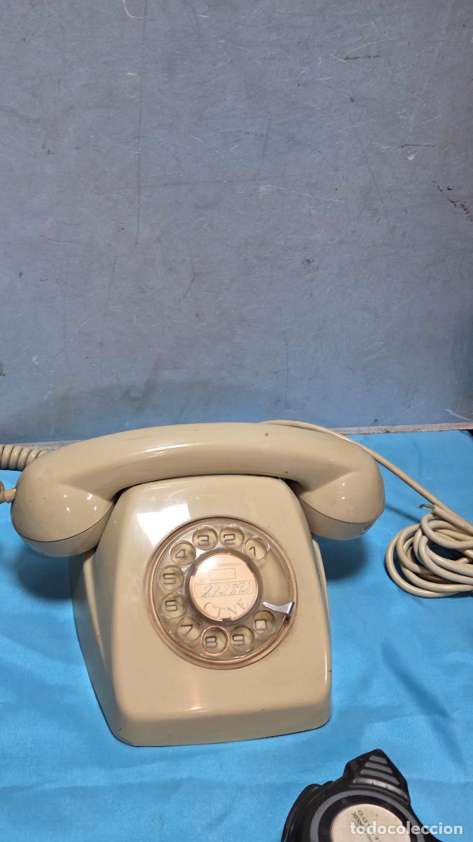 Vintage: telefono vintage en gris