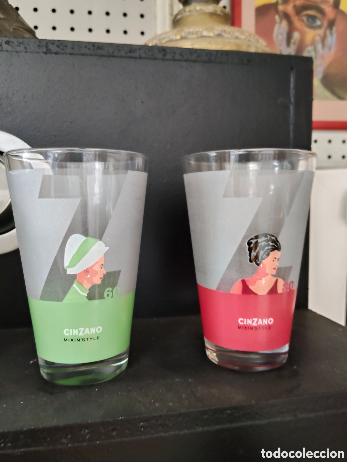 Vintage: Lote vasos vintage Zinzano