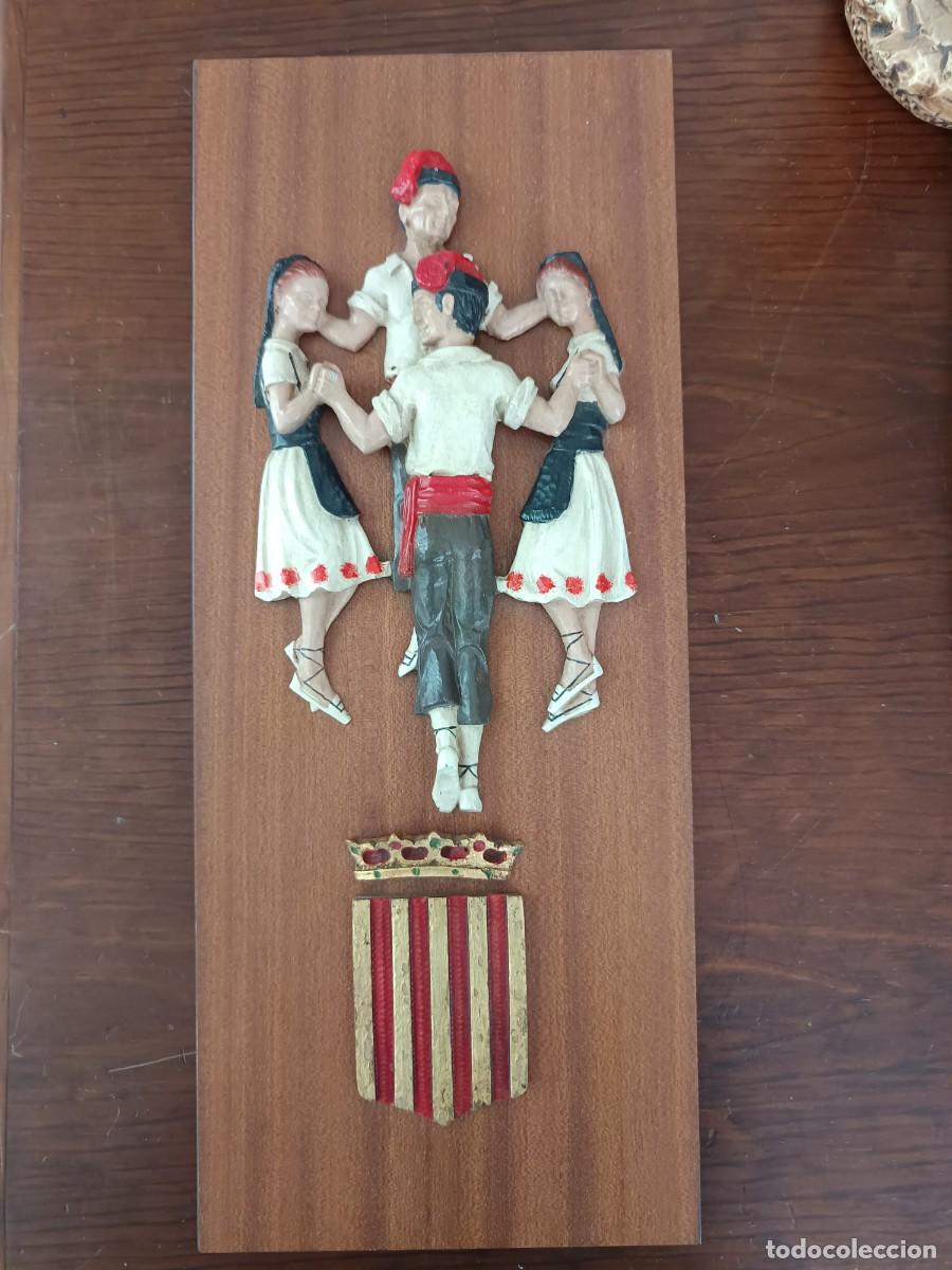 Vintage: Cuadro de madera con relieve - Foto 1