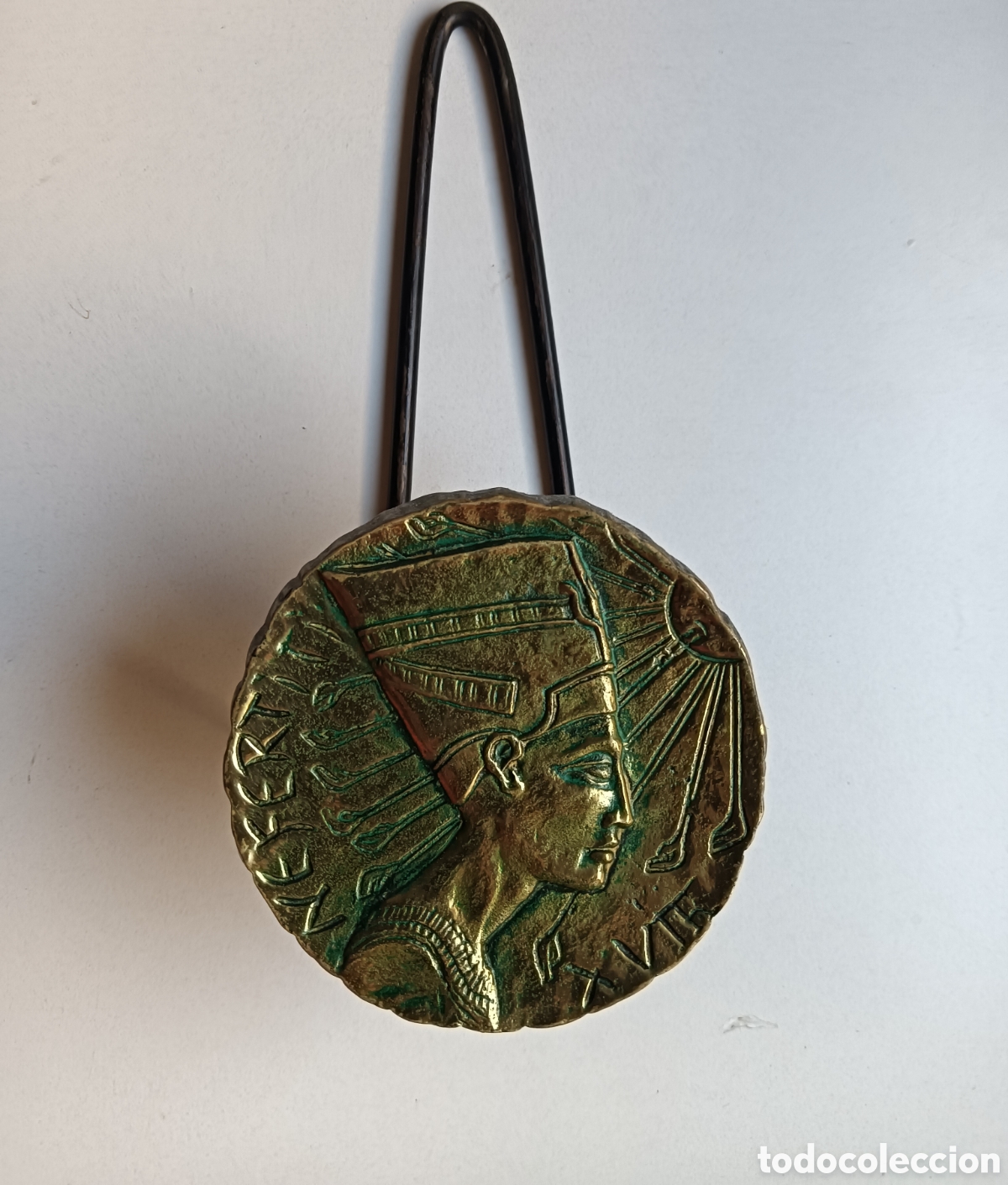 Vintage: Percha hierro forjado y bronce