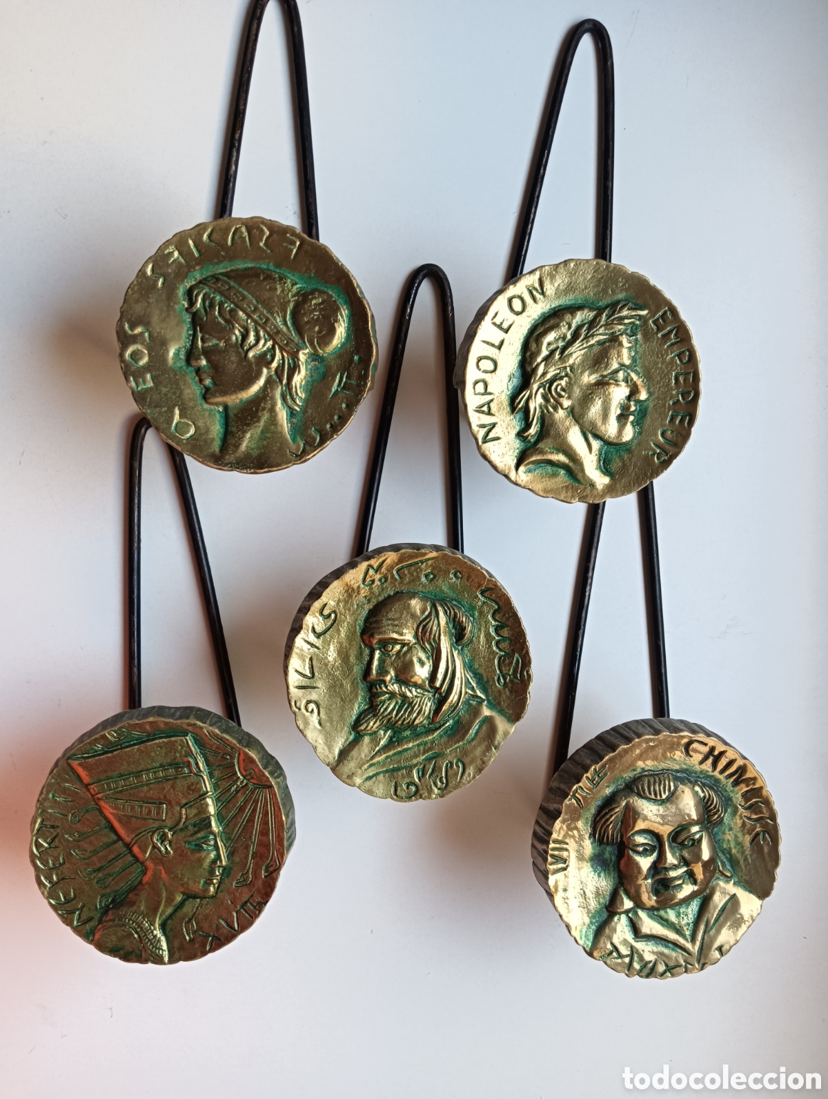 Vintage: Percha hierro forjado y bronce. S&oacute;crates - Foto 4