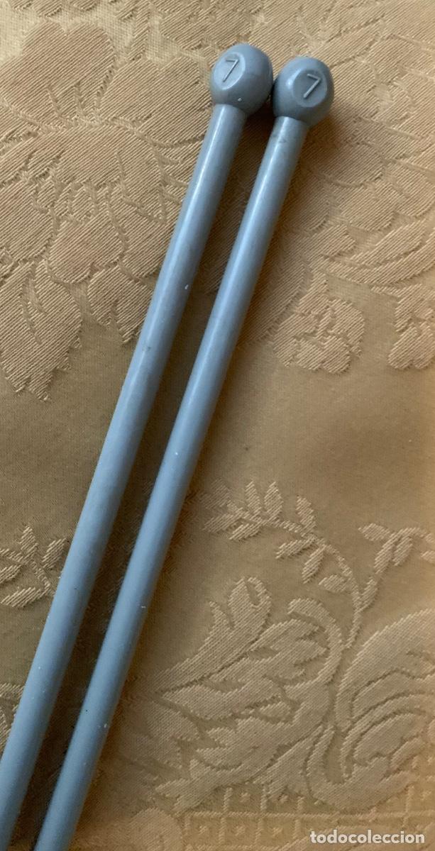 Vintage: ANTIGUAS AGUJAS DE HACER PUNTO, NUM 7