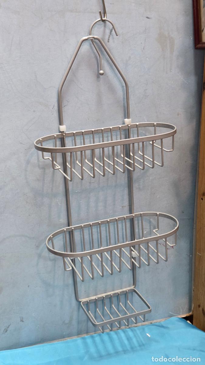 Vintage: colgador cromado para ba&ntilde;os