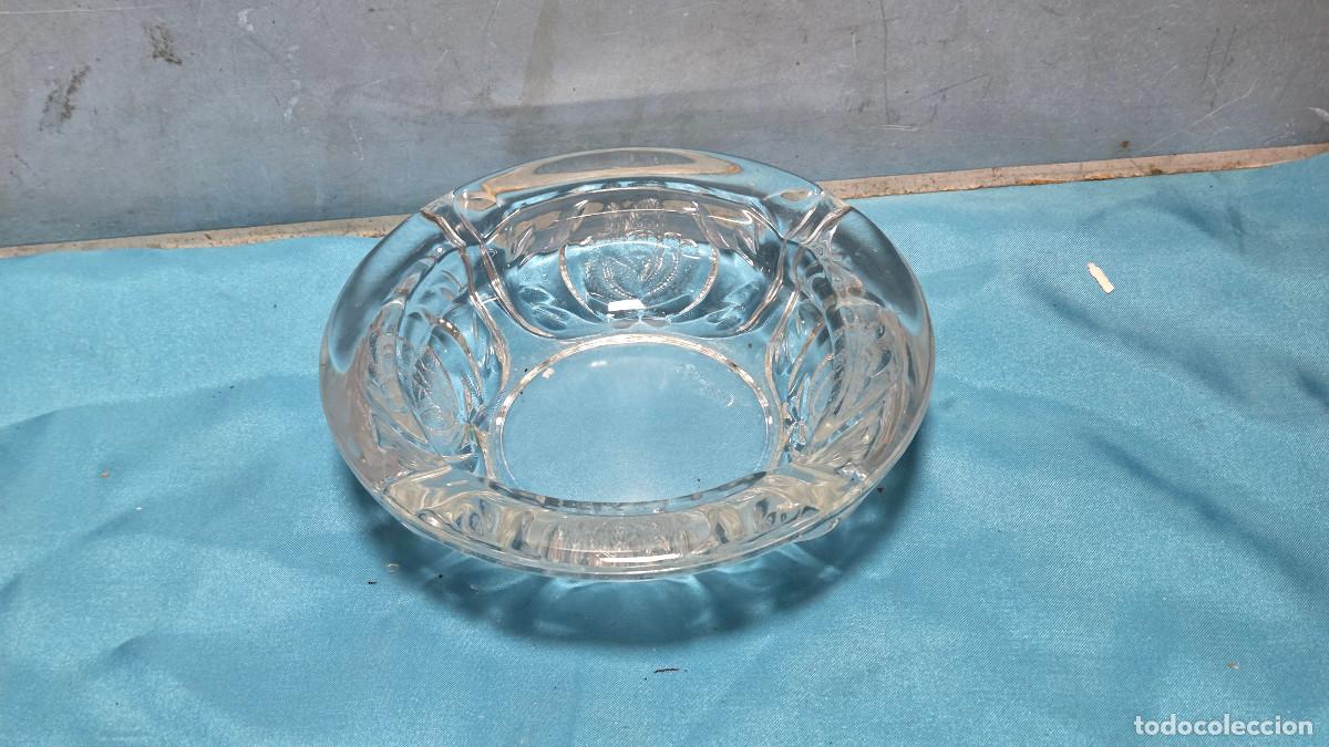 Vintage: cenicero de cristal vintage