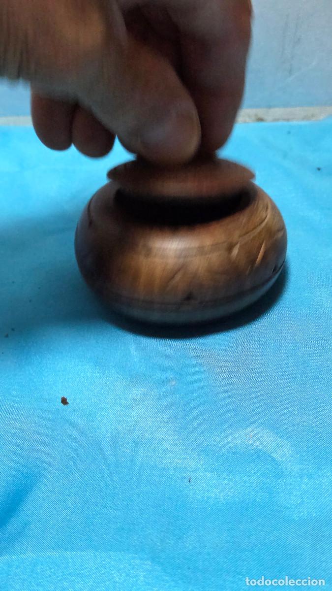 Vintage: caja peque&ntilde;a de madera de teka - Foto 3