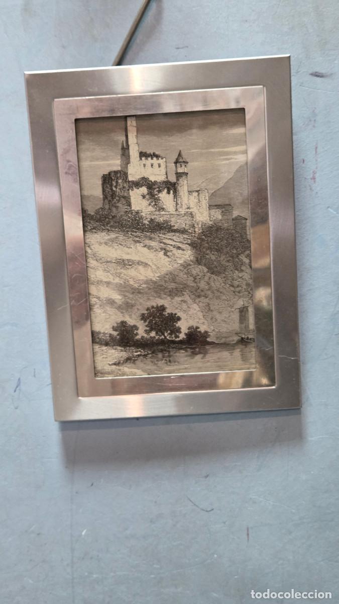 Vintage: cuadro con grabado antiguo - Foto 1