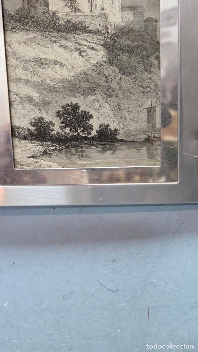 Vintage: cuadro con grabado antiguo - Foto 2