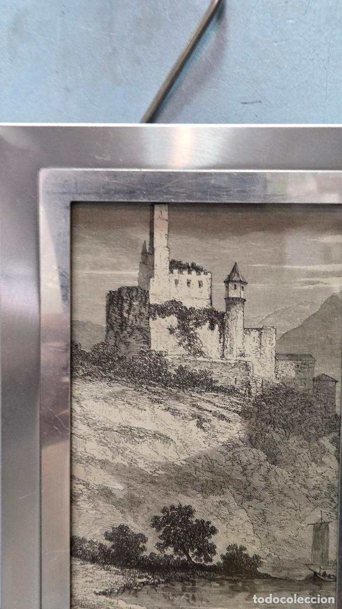 Vintage: cuadro con grabado antiguo - Foto 3