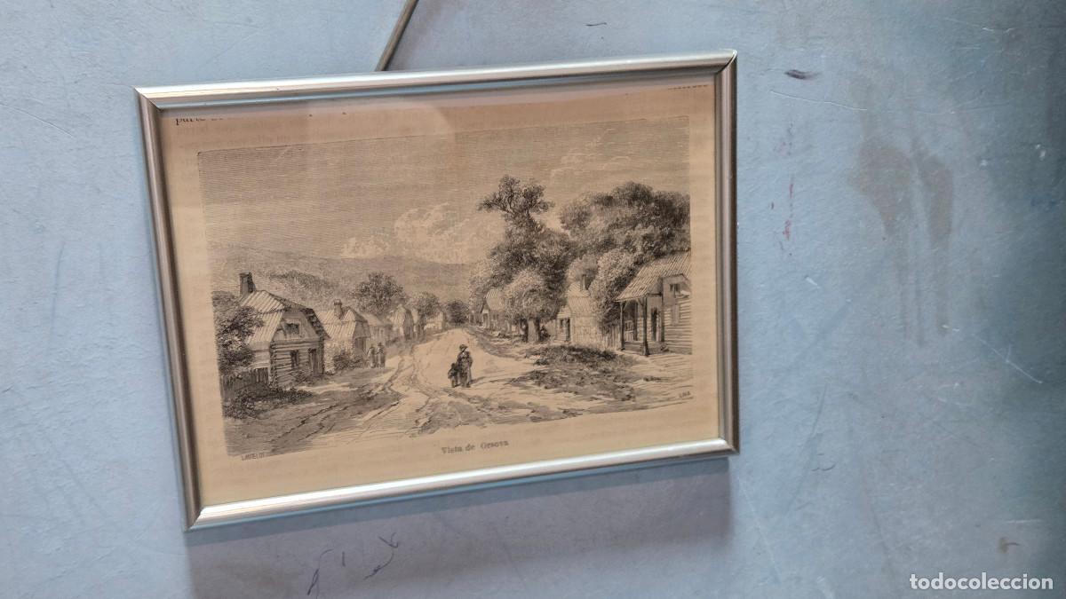 Vintage: cuadro con grabado antiguo - Foto 1