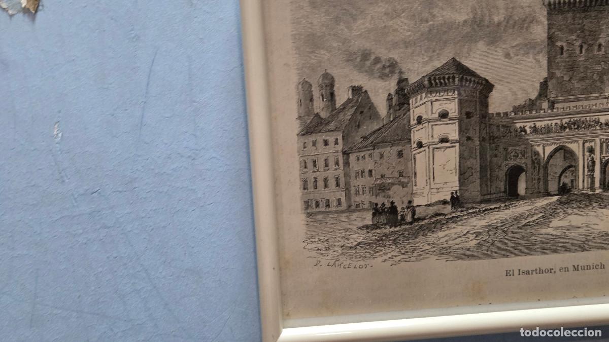 Vintage: cuadro con grabado antiguo - Foto 2
