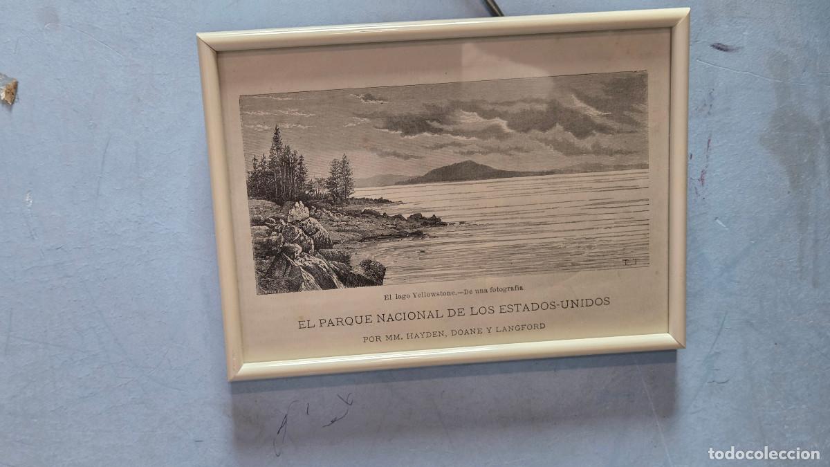 Vintage: cuadro con grabado antiguo