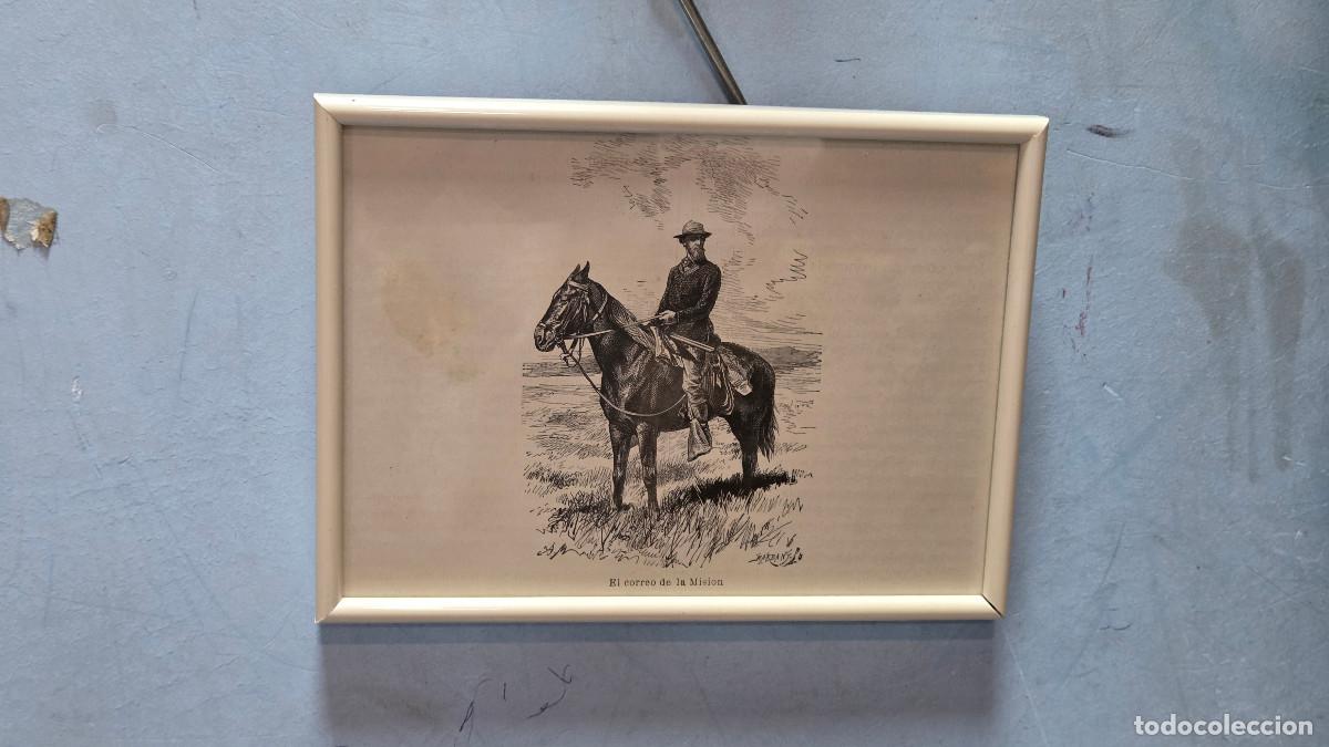 Vintage: cuadro con grabado antiguo - Foto 1
