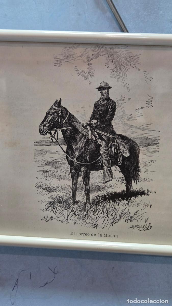 Vintage: cuadro con grabado antiguo - Foto 2