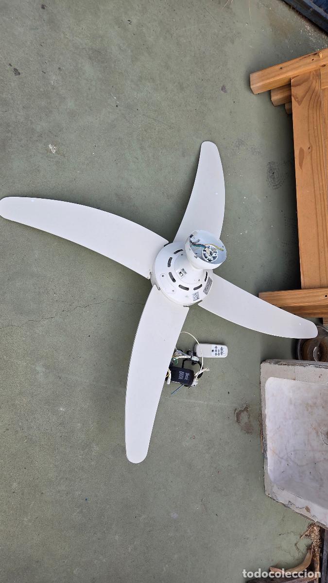 Vintage: ventilador con luz y mando a distancia